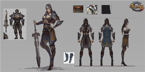 传奇永恒在战法道职业基础上增加了性别设定